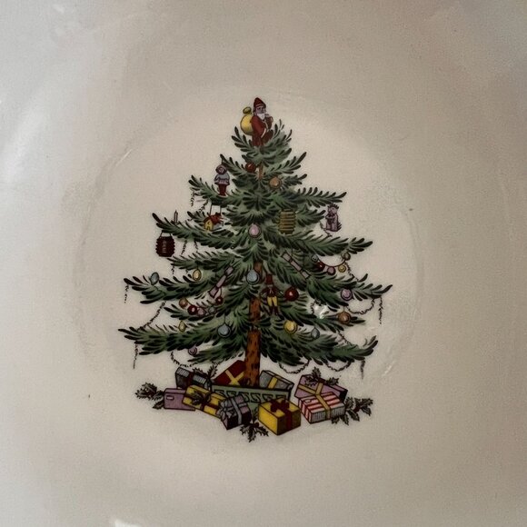 NOS Vintage 2003 Spode Christmas Tree 6" Revere Bowl Holiday Dish Collectible - Picture 4 of 14